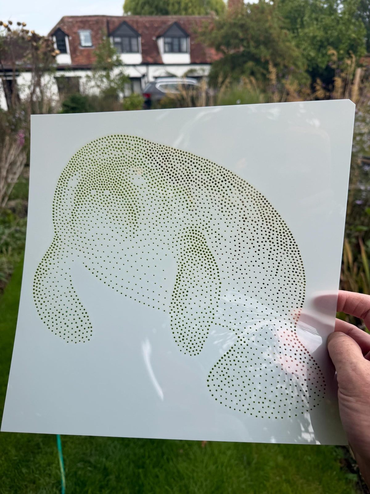 Manatee reusable Mylar stencil