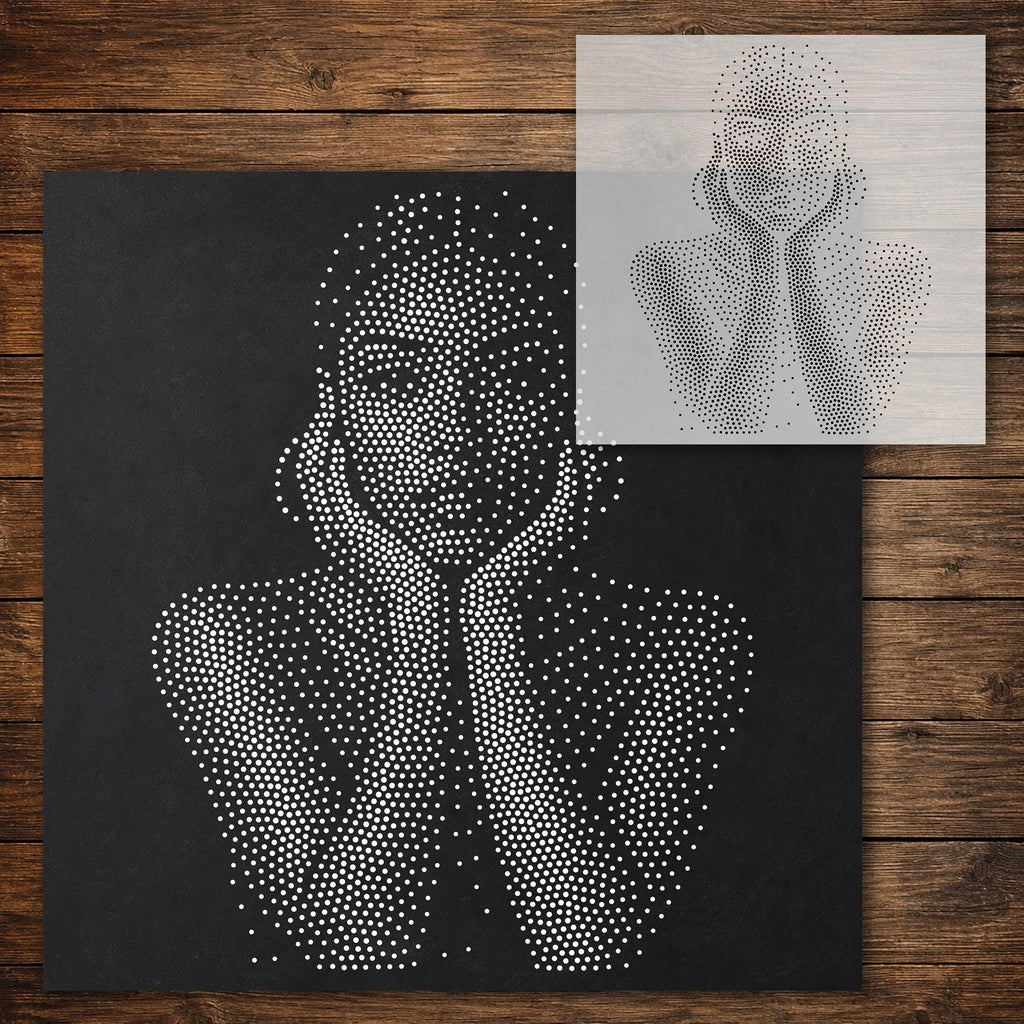 Women’s Portrait Collection reusable Mylar stencil