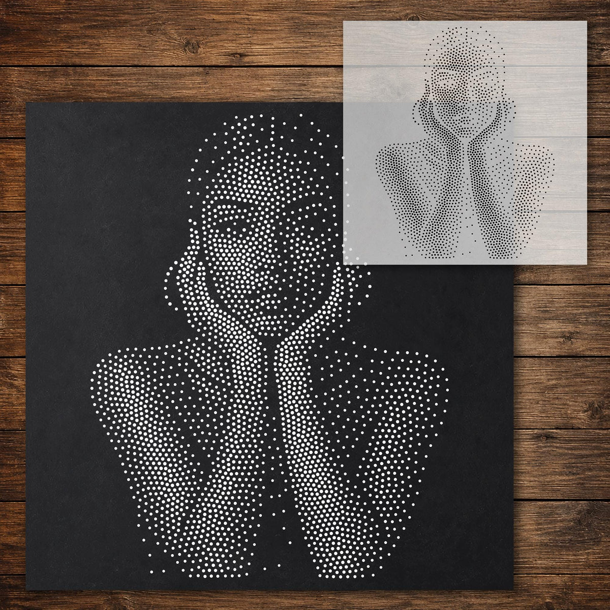 Women’s Portrait Collection reusable Mylar stencil