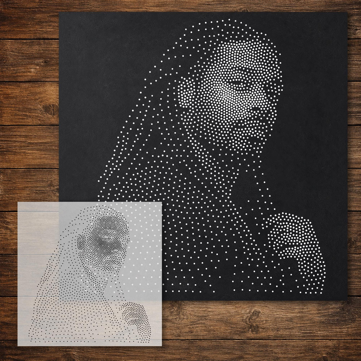 Men’s Portrait Collection reusable Mylar stencil