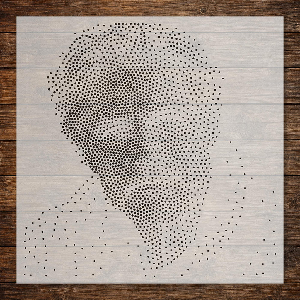 Men’s Portrait Collection reusable Mylar stencil