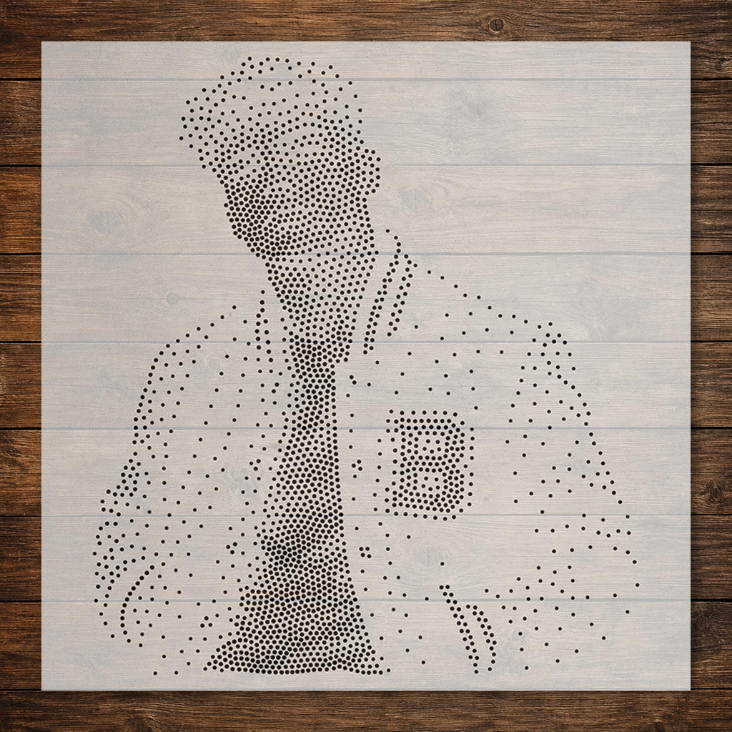 Men’s Portrait Collection reusable Mylar stencil