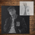 Men’s Portrait Collection reusable Mylar stencil