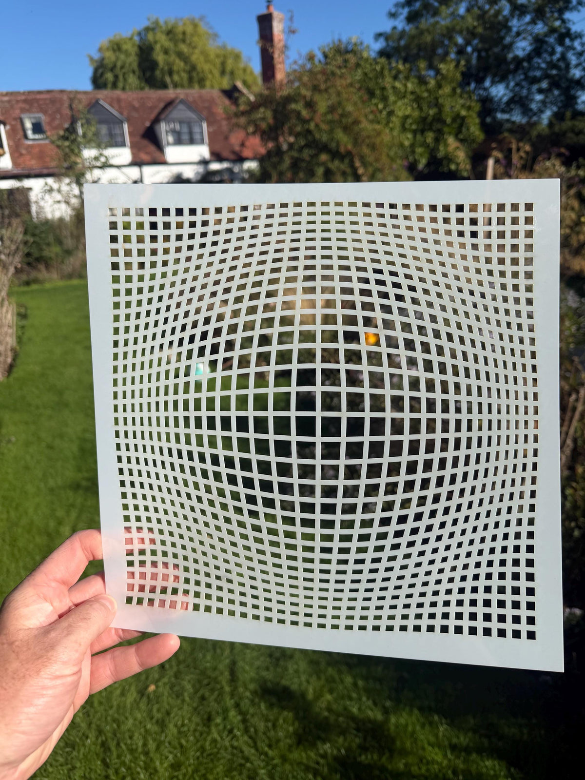 Geometric reusable Mylar stencil