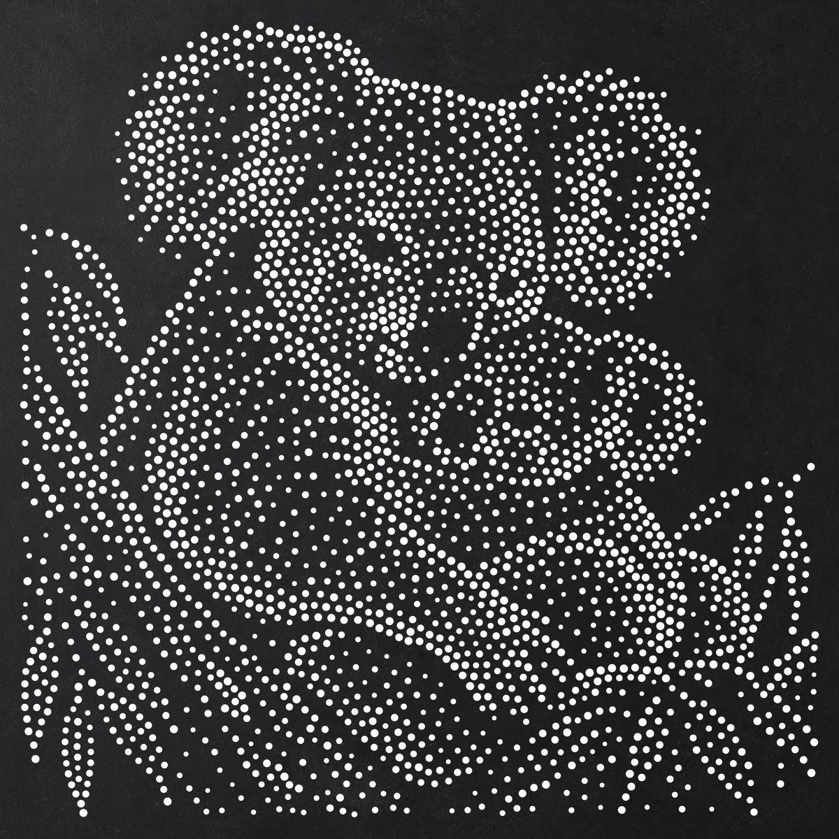 Koala with Joey reusable Mylar stencil